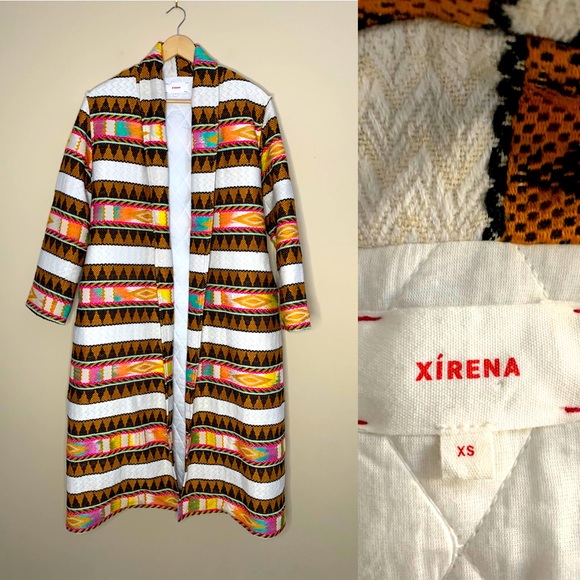 XiRENA Jackets & Blazers - XIRENA oversized printed coat. Size XS